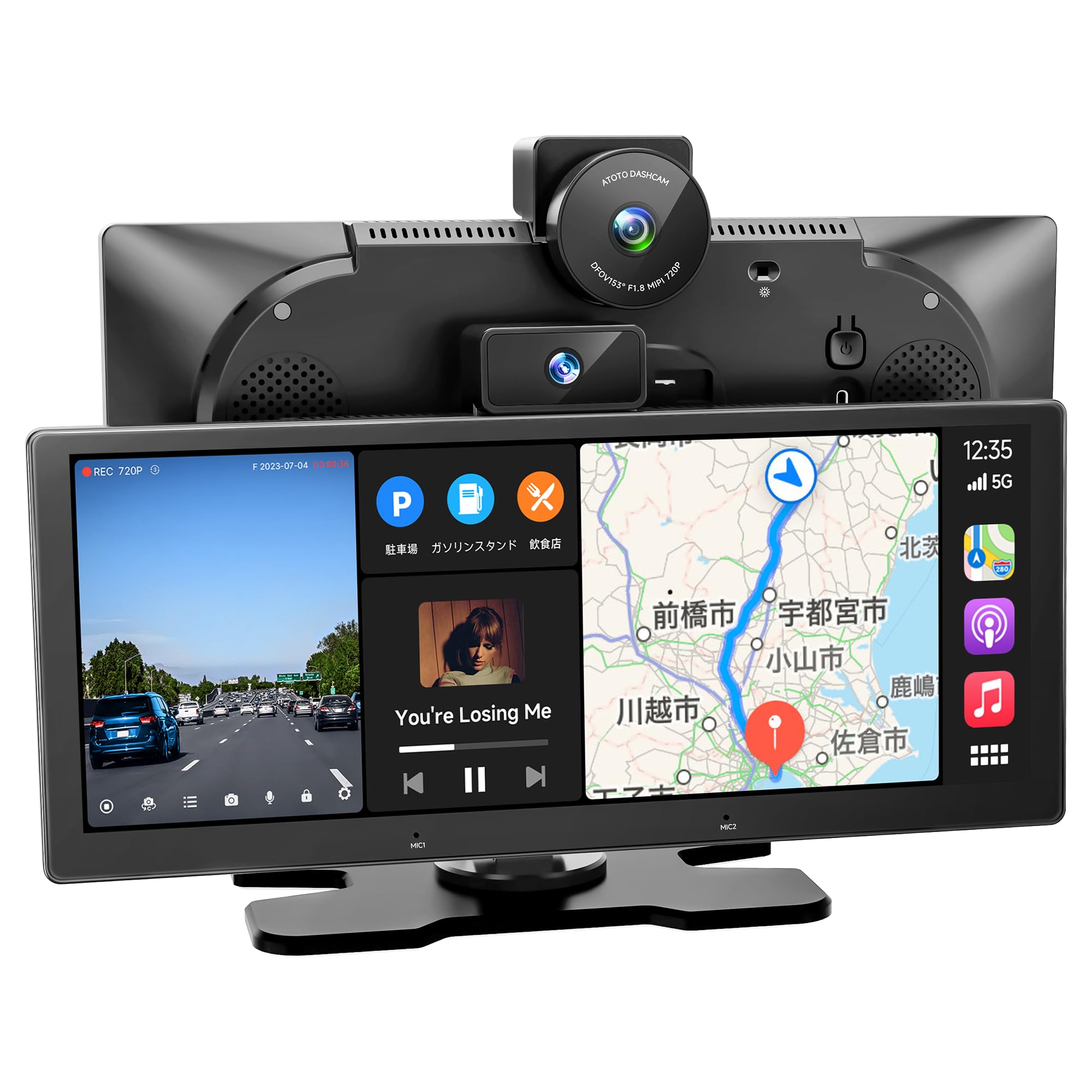 Amazon.co.jp: ATOTO P6 Androidナビ 10.25インチポータブルナビ